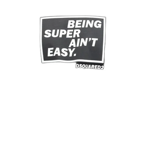 Dsquared2 Slogan Printed Crewneck T-Shirt