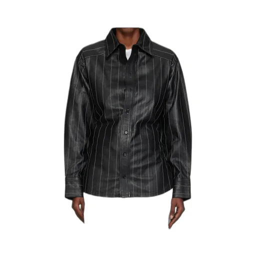 Striped-Pattern Shirt