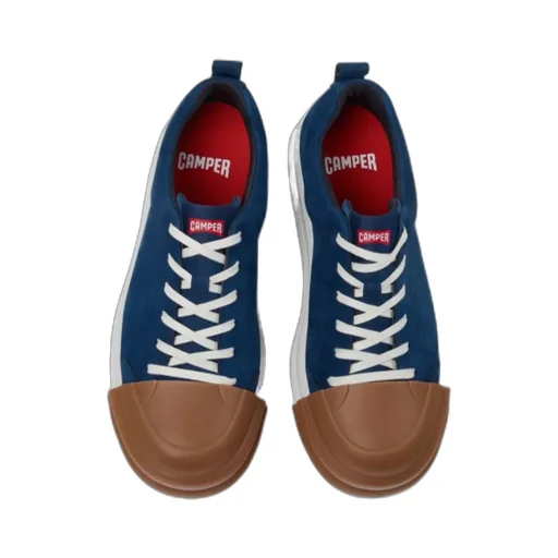 Junction Runner Blue Nubuck Sneakers For Men.