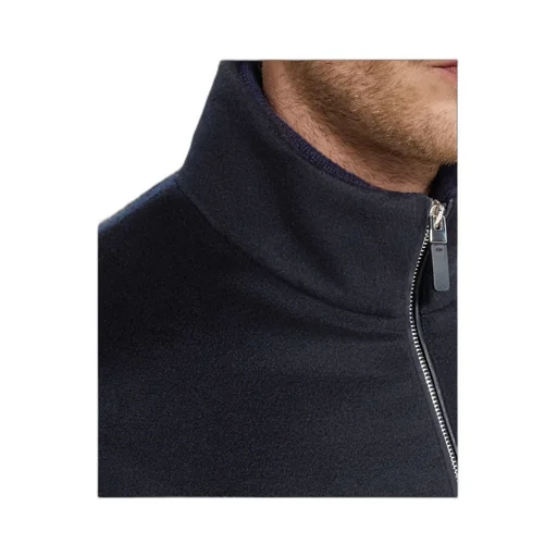 Panelled Zip-Up Cardigan
