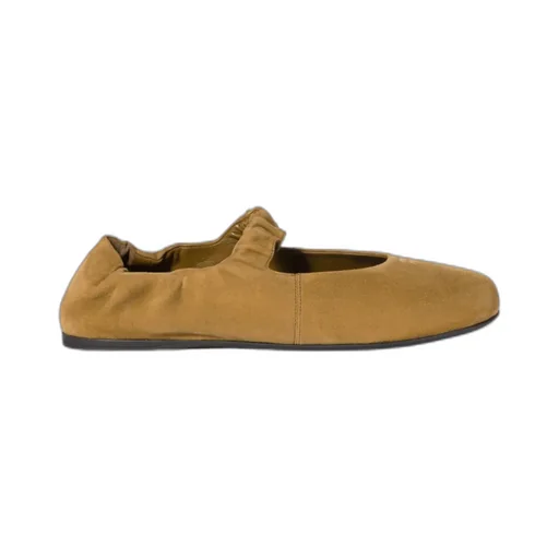 Miu Miu Logo-Detailed Ballet Flats