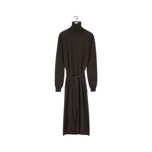 Lemaire Turtleneck Long Sleeved Midi Dress