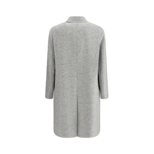 Lardini Long-Sleeved Straight-Hem Coat