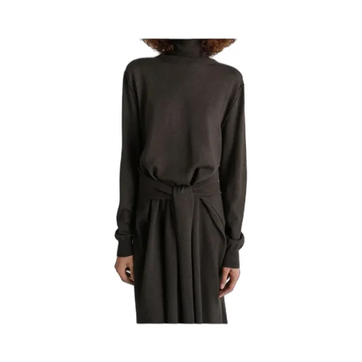 Lemaire Turtleneck Long Sleeved Midi Dress