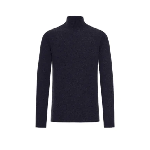 High-Neck Wool Sweater
