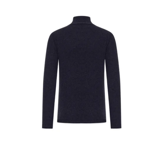High-Neck Wool Sweater