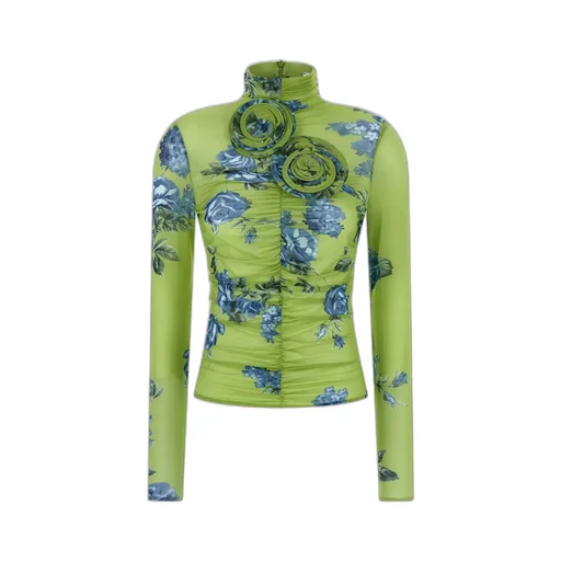 Magda Butrym Longsleeve Rose Detail Top