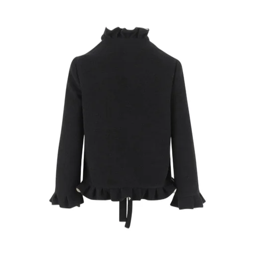 Valentino	Ruffled Long-Sleeved Jacket