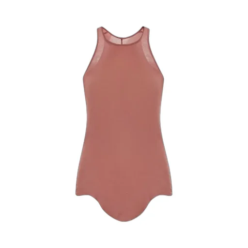 Racer-Back Curved-Hem Vest