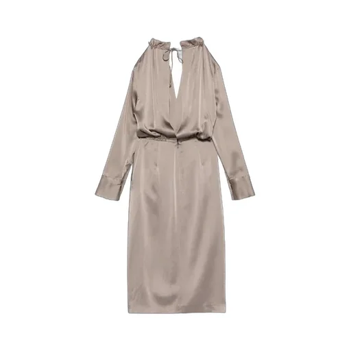 Open-Shoulder Dress