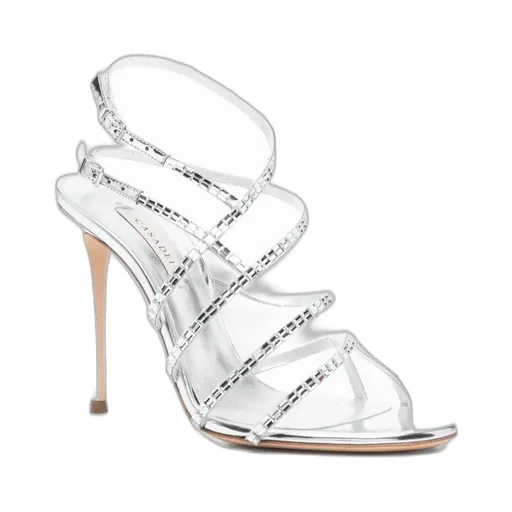 80Mm Starsway Cage Crystal-Embellished Stiletto Pumps