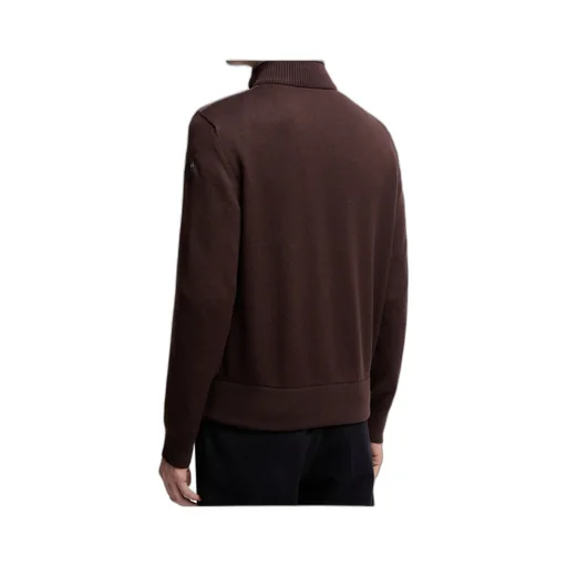 Wool & Suede Cardigan