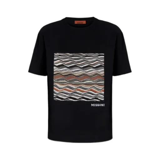 Missoni Wave Patterned Crewneck T-Shirt
