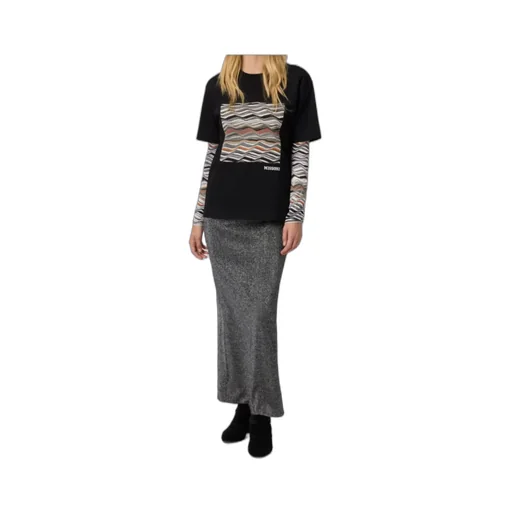 Missoni Wave Patterned Crewneck T-Shirt