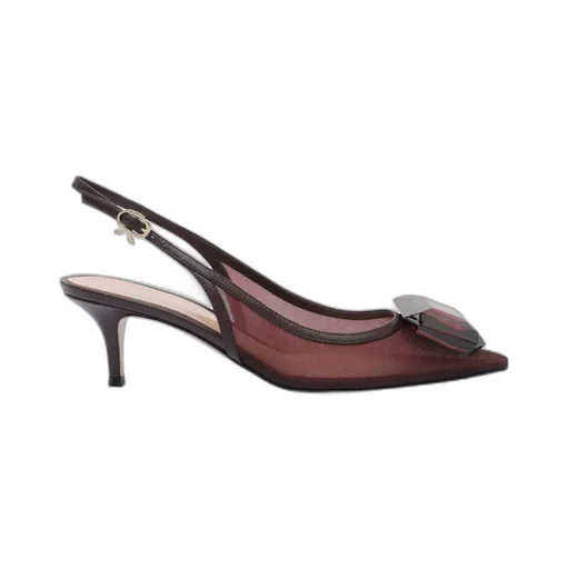Pointed High-Heeled Sandals
