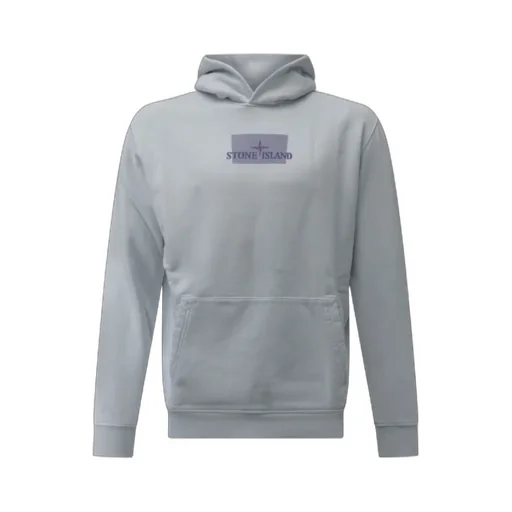 Grid-Print Hoodie