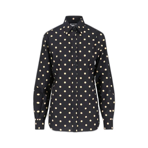 Moschino Dot Printed Buttoned Blouse