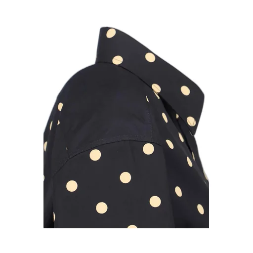 Moschino Dot Printed Buttoned Blouse