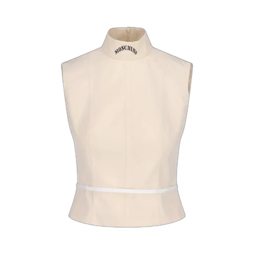 Moschino High Neck Sleeveless Top