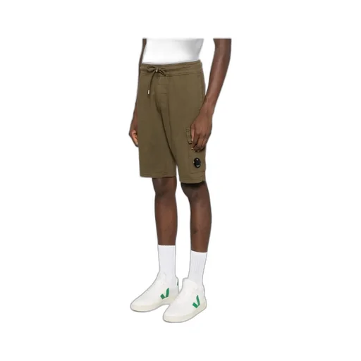 C.P. Company Light Fleece Cargo Lens Sweatshorts