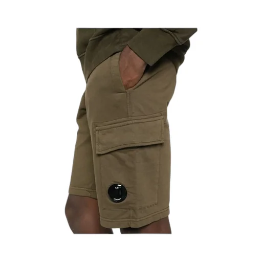 C.P. Company Light Fleece Cargo Lens Sweatshorts