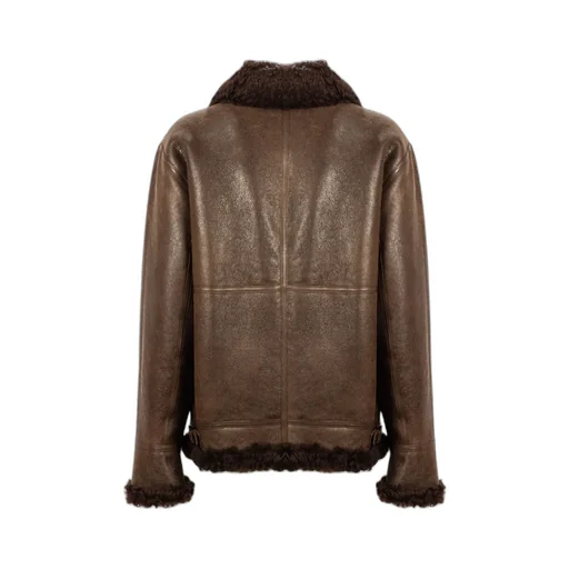 P.A.R.O.S.H. Shearling-Trimmed Jacket
