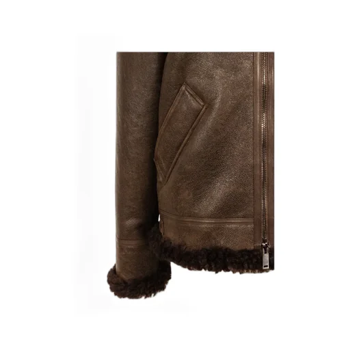 P.A.R.O.S.H. Shearling-Trimmed Jacket