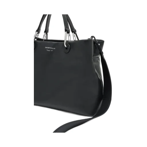 Emporio Armani Logo Stamp Medium Tote Bag