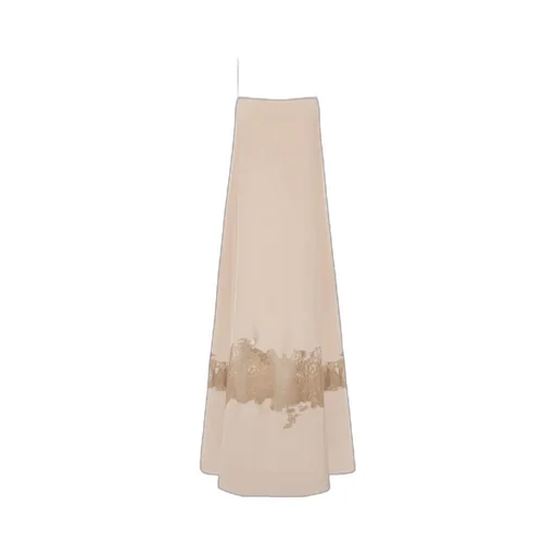 Lace-Trimmed Slip Dress
