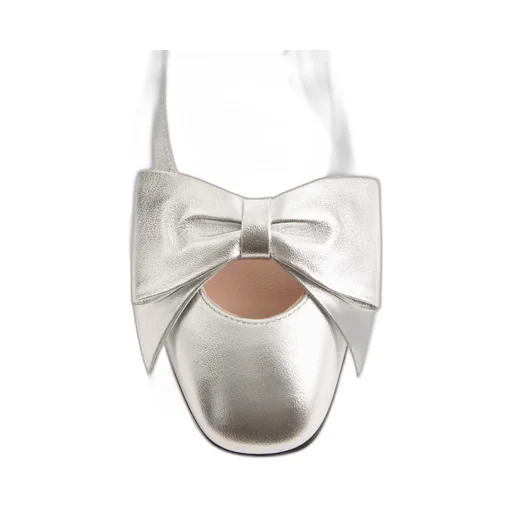 Bowow Ballerina In Laminated Nappa