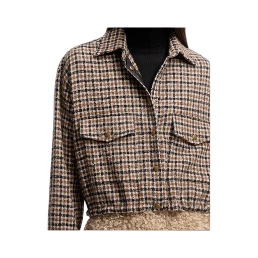 Moncler Logo Patch Checked Shirt