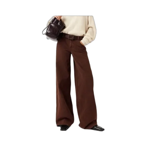 Stella Mccartney Mid-Rise Wide-Leg Denim Jeans