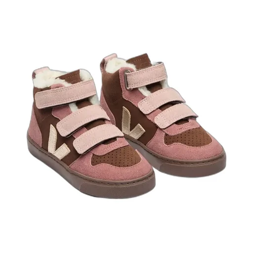 V-10 Suede Touch-Strap Sneakers