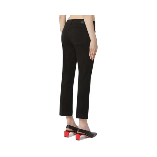 Buttoned Straight-Leg Jeans