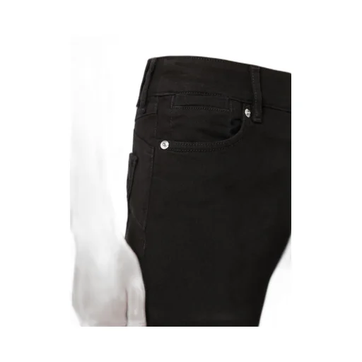 Buttoned Straight-Leg Jeans