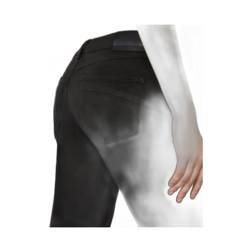 Buttoned Straight-Leg Jeans