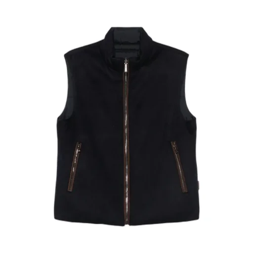 Double-Sided Quilted Cotton Vest