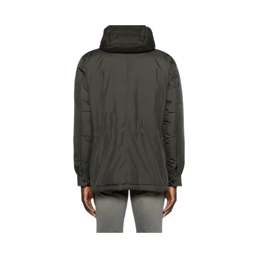 Hooded Flap-Pocket Jacket