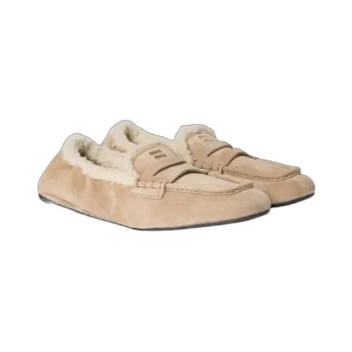 Ruches Suede Loafers