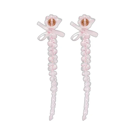Simone Rocha	Bow-Detail Embellished Earrings