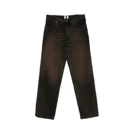Denim Trousers With Belt Loops