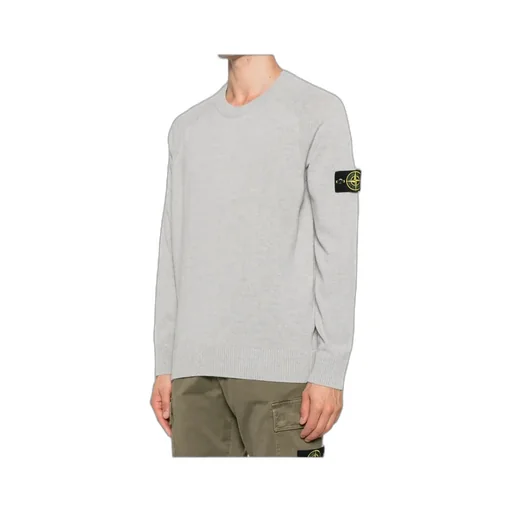 Stone Island Logo Patch Crewneck Sweater