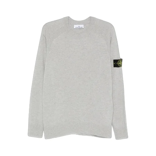 Stone Island Logo Patch Crewneck Sweater