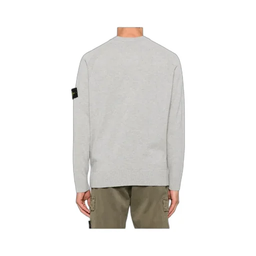 Stone Island Logo Patch Crewneck Sweater