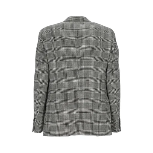 Lardini Checked Single-Breasted Blazer