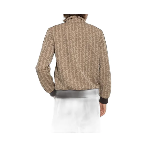 Lacoste Geometric Zip-Up Sweater