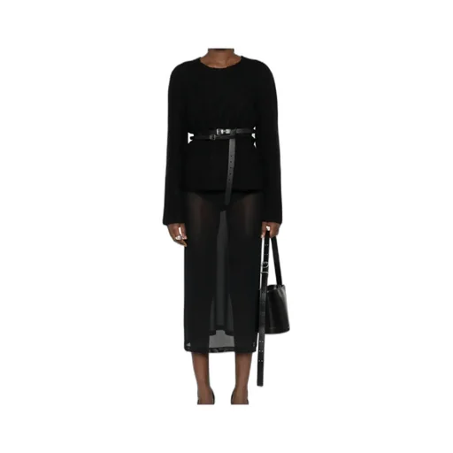 Ribbed Wool-Mohair Blend Sweater