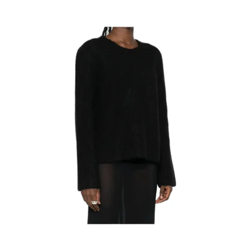 Ribbed Wool-Mohair Blend Sweater