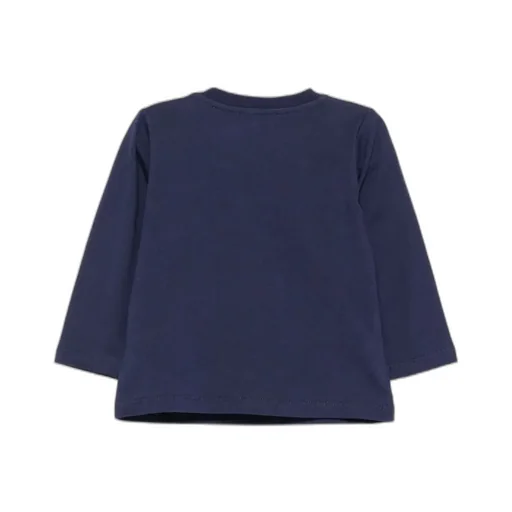 Teddy-Print Long-Sleeve Top