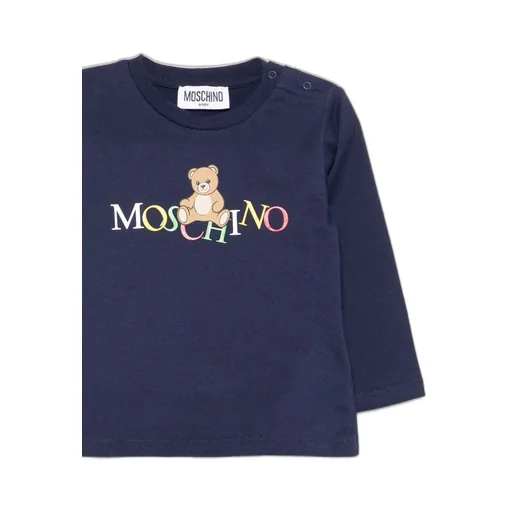 Teddy-Print Long-Sleeve Top